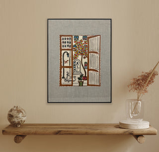 A Window View I -Framed