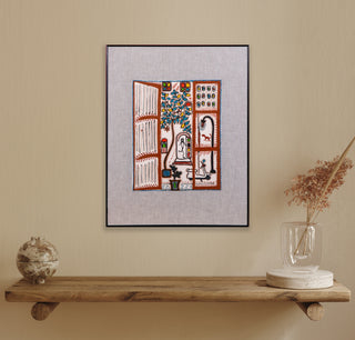 A Window View II - Framed