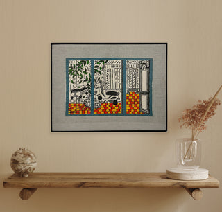 Courtyard I - Framed