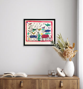 Cartoon I - Framed