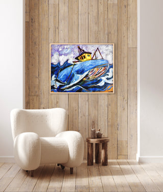 The Last Harpoon - Framed