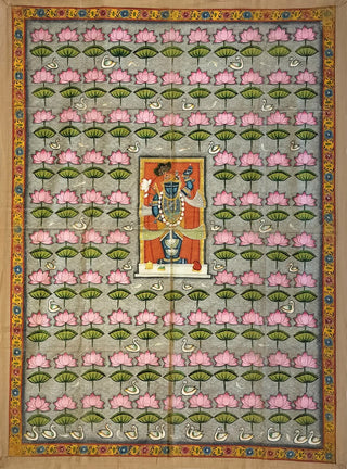 Shrinathji with Lotuses