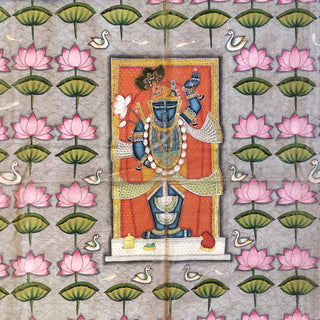 Shrinathji with Lotuses