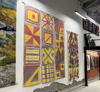Geometry in Color: A Study of Balance and Scale (Set of 3)
