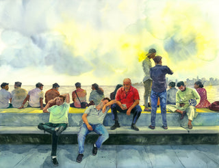 A Shared Horizon - Triptych (Framed)