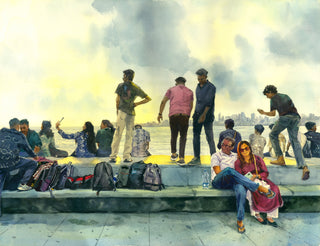 A Shared Horizon - Triptych (Framed)