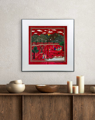 Village Idyll (Framed)
