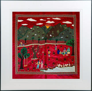 Village Idyll (Framed)