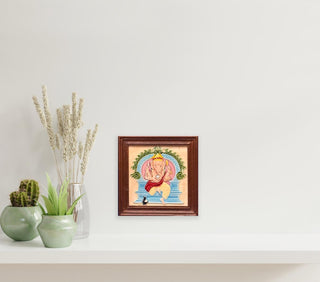 Ganesha- Japanese Tile Painting