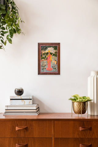 Lakshmi- Japanese Tile Painting