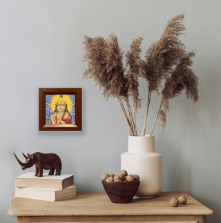 Krishna- Japanese Tile Painting