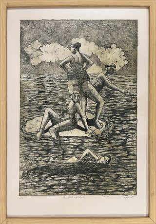 Swimday - Framed
