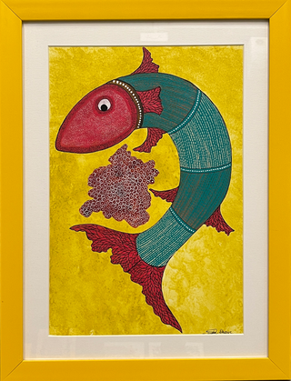 Fish Taking Care of her Eggs (Framed)
