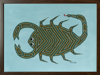 Scorpion Set Out to Fight (Framed)