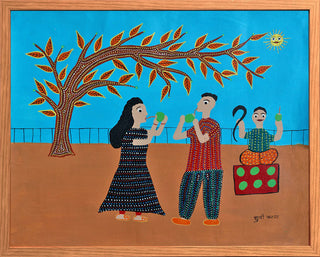 Dhuli and Subhash's Exciting Trip -1 (Framed)