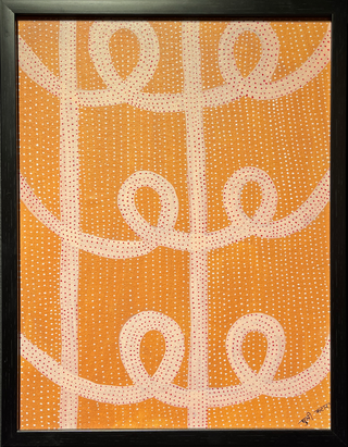 Dotted Spiral - 2 (Framed)