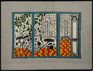 Courtyard - I (Framed)