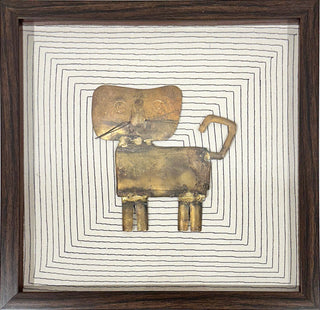 Metal Caricature - Cat (Framed)