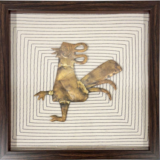Metal Caricature - Rooster (Framed)