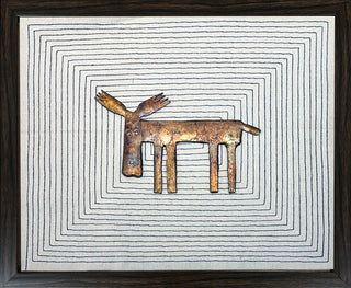 Metal Caricature - Moose (Framed)