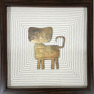 Metal Caricature - Cat (Framed)