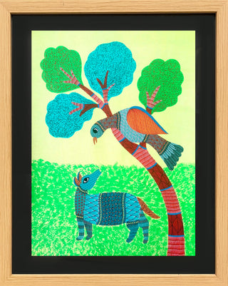 The Clever Fox and the Crow (Framed)
