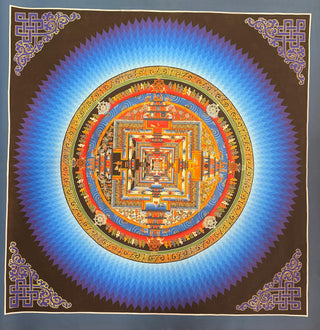 Kalachakra Mandala with Lotus