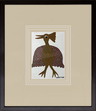 Peahen - Framed