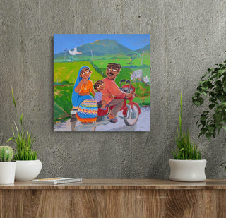 Khushiyon Ki Sawari - Framed