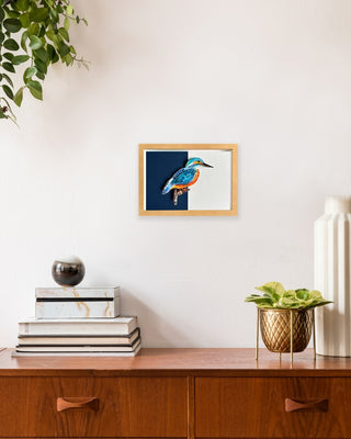 Kingfisher - Framed