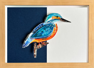 Kingfisher - Framed