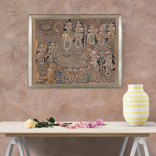 Krishna, Radha and Gopis