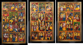 Kartikeya- Triptych (Framed)