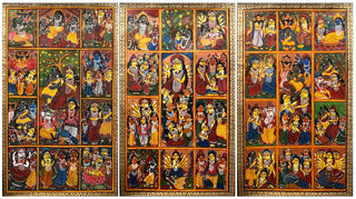 Kartikeya- Triptych (Framed)