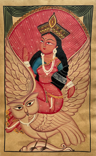 Laxmi with Owl