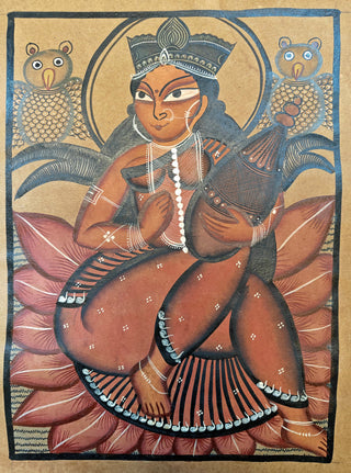 Lakshmi And Two Owls