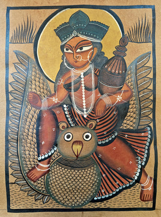 Lakshmi On An Owl