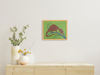 Lizard on a Dry Tree - Framed