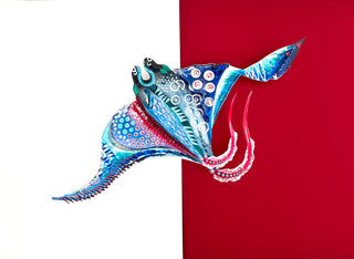 Manta Ray - Framed
