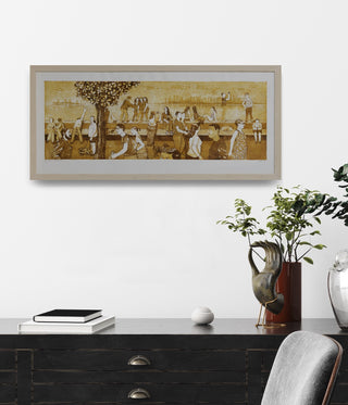 Marine Drive (Sepia)- Framed
