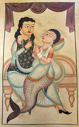 Mermaid And The Prince - Framed