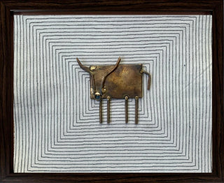 Metal Caricature - Bull (Framed)