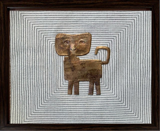 Metal Caricature - Cat (Framed)