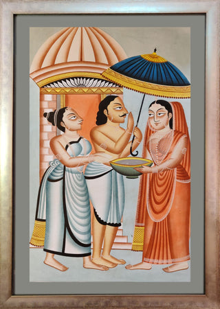 Offering at the Temple- Framed