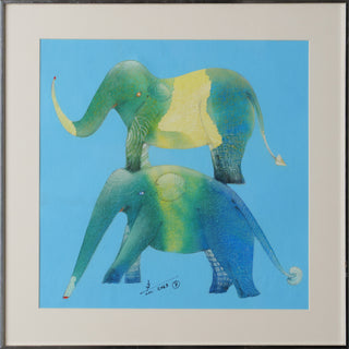 Elephant series 3 - Framed