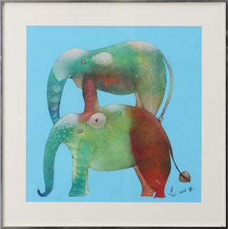 Elephant Series 2 - Framed