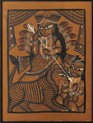 Durga Killing The Demon (Framed)