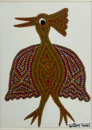 Peahen - Framed