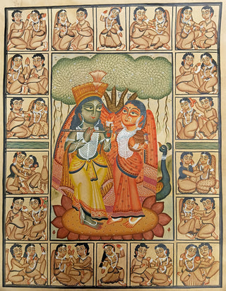 Radha Krishna Bengal Pat