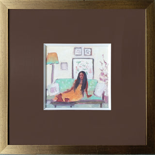 Reclining - Framed